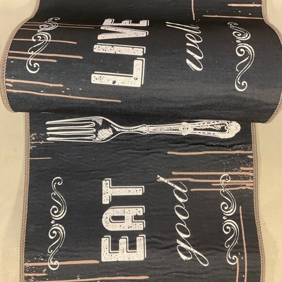 Carvapet 2 Pieces Kitchen Rug Set Non-Slip Backing Mat Throw for Kitchen Doormat - Picture 9 of 9